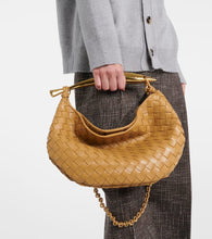 Bottega Veneta Sardine Chain Intrecciato leather shoulder bag