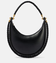 Bottega Veneta Hula Hoop leather shoulder bag. Shop Bottega Veneta Shoulder Bags for women now.