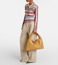 Bottega Veneta Hop Intrecciato leather tote bag