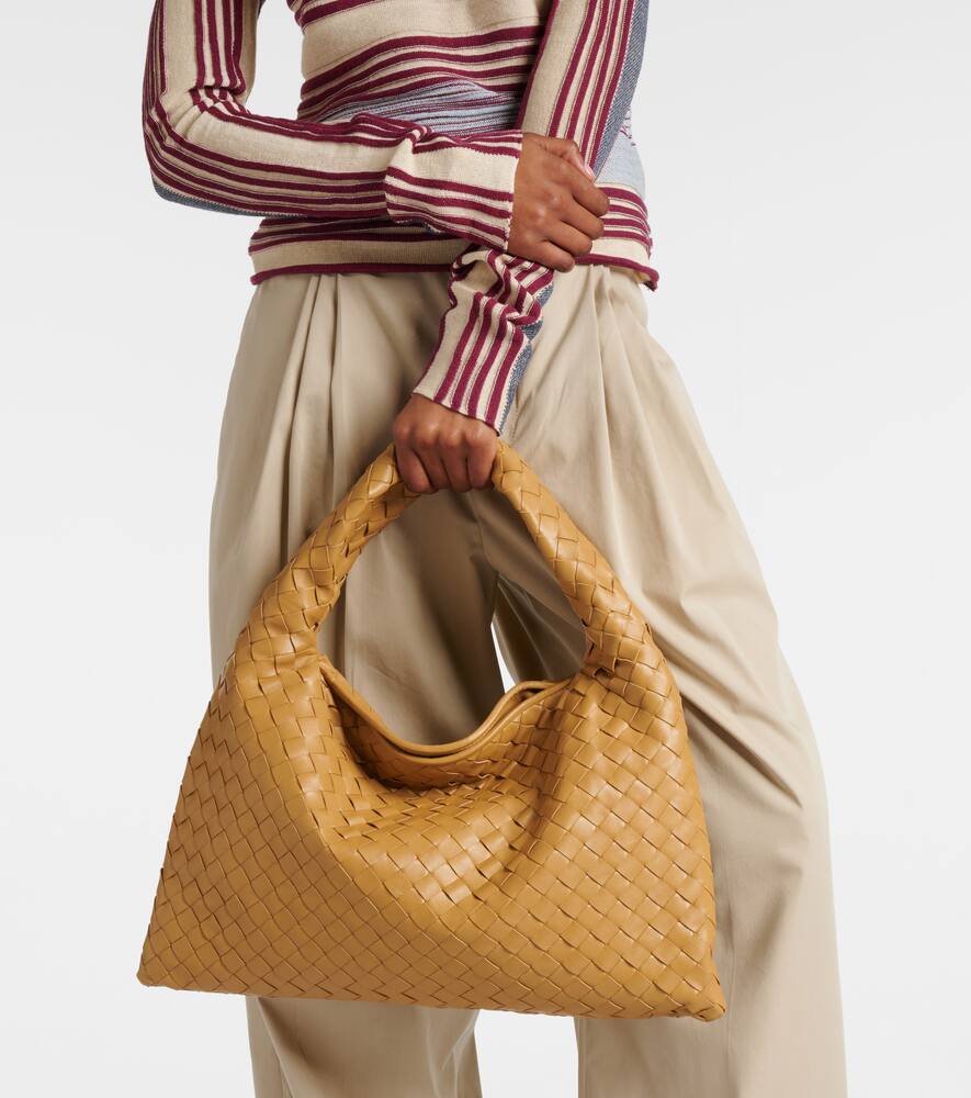 Bottega Veneta Hop Intrecciato leather tote bag