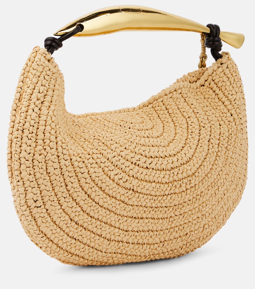 Bottega Veneta Sardine Chain raffia-effect tote bag