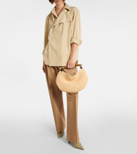 Bottega Veneta Sardine Chain raffia-effect tote bag