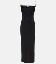 Bottega Veneta Embellished ruched cr√É¬™pe maxi dress
