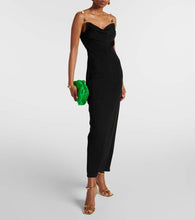 Bottega Veneta Embellished ruched cr√É¬™pe maxi dress