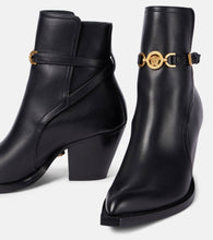 Versace Medusa '95 leather ankle boots
