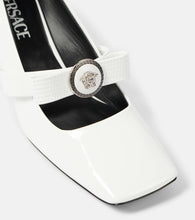 Versace Gianni Ribbon 55 patent leather Mary Jane pumps
