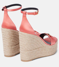 Versace Medusa '95 satin espadrille wedges