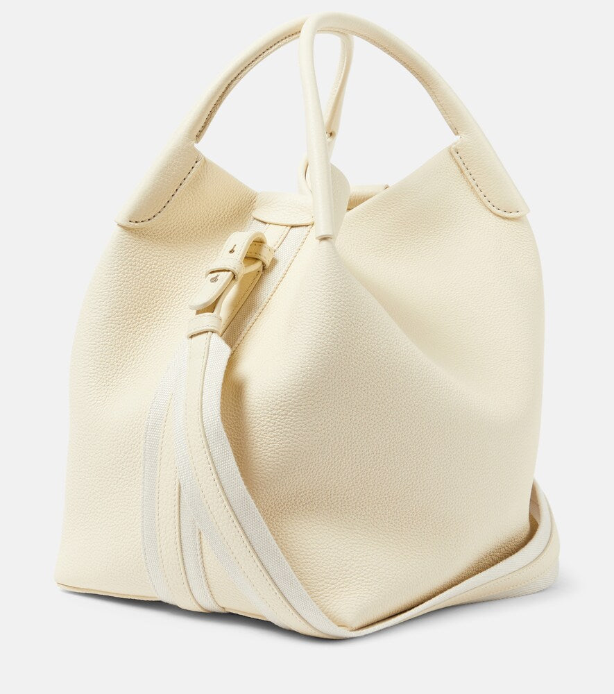 Loro Piana Bale Large leather tote bag