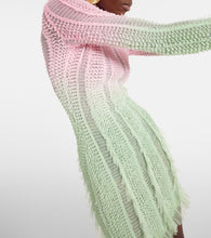 Roberta Einer Angel printed tulle-trimmed minidress