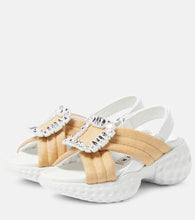 Roger Vivier Viv' Run Light Strass Buckle sandals