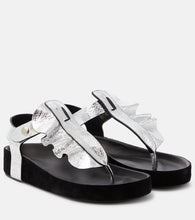 Isabel Marant Isela metallic leather sandals - Isabel Marant Isela 金属皮革凉鞋