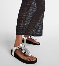 Isabel Marant Isela metallic leather sandals