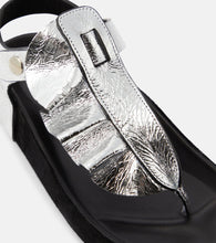Isabel Marant Isela metallic leather sandals