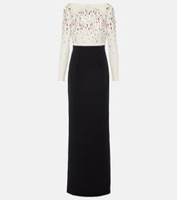 Safiyaa Racha embroidered gown