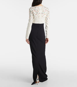 Safiyaa Racha embroidered gown