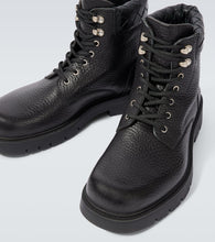 Bottega Veneta Haddock leather lace-up boots