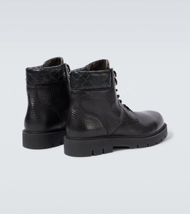 Bottega Veneta Haddock leather lace-up boots