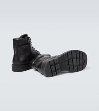 Bottega Veneta Haddock leather lace-up boots