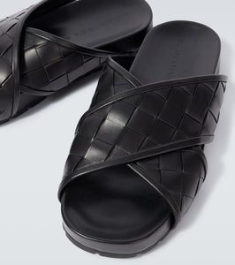 Bottega Veneta Tarik Intrecciato leather sandals