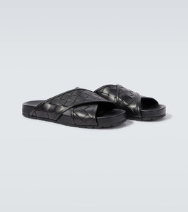Bottega Veneta Tarik Intrecciato leather sandals
