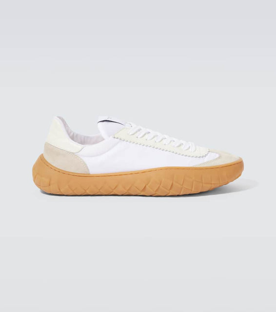 Bottega Veneta Suede-trimmed sneakers
