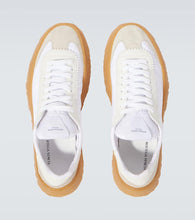 Bottega Veneta Suede-trimmed sneakers