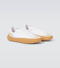 Bottega Veneta Suede-trimmed sneakers