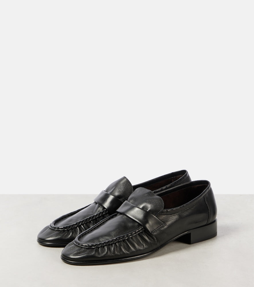 The Row Leather loafers