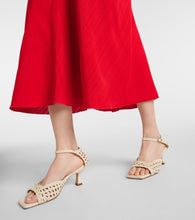 Souliers Martinez Veronica woven leather sandals