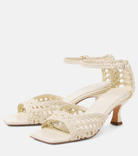 Souliers Martinez Veronica woven leather sandals