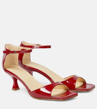 Souliers Martinez Kika patent leather sandals - Souliers Martinez Kika 漆皮凉鞋