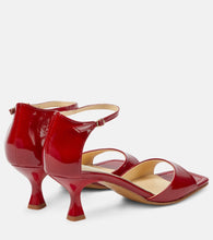 Souliers Martinez Kika patent leather sandals