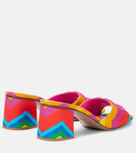 Valentino Garavani VLogo canvas mules