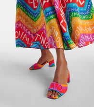 Valentino Garavani VLogo canvas mules