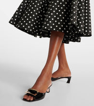 Roger Vivier Trompette 45 patent leather mules