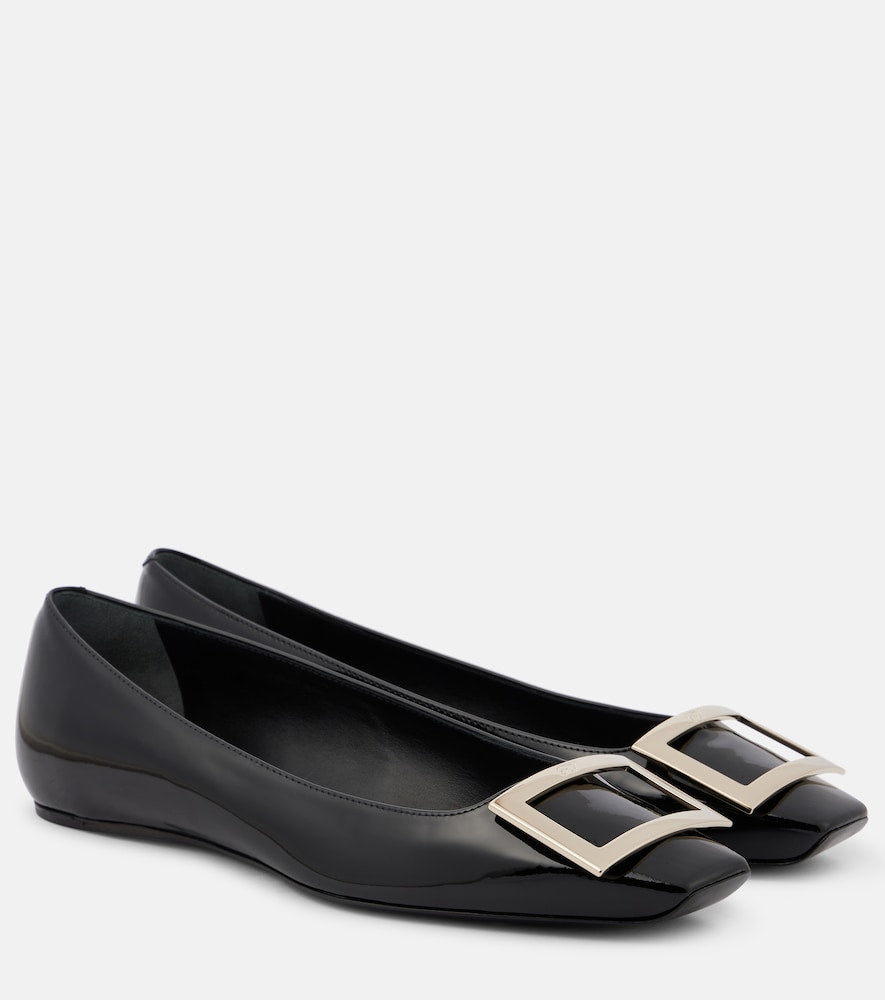 Roger Vivier Trompette patent leather ballet flats - Roger Vivier Trompette 漆皮芭蕾平底鞋