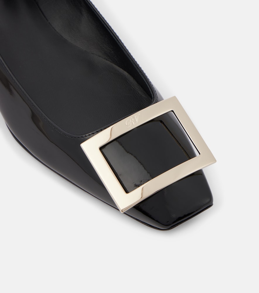 Roger Vivier Trompette patent leather ballet flats