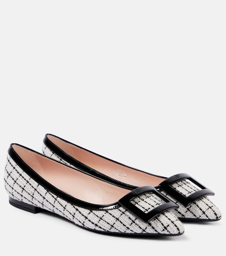 Roger Vivier Gommettine boucl√É¬© ballet flats - Roger Vivier Gommettine 圆领平底鞋√ÉØ© 芭蕾平底鞋