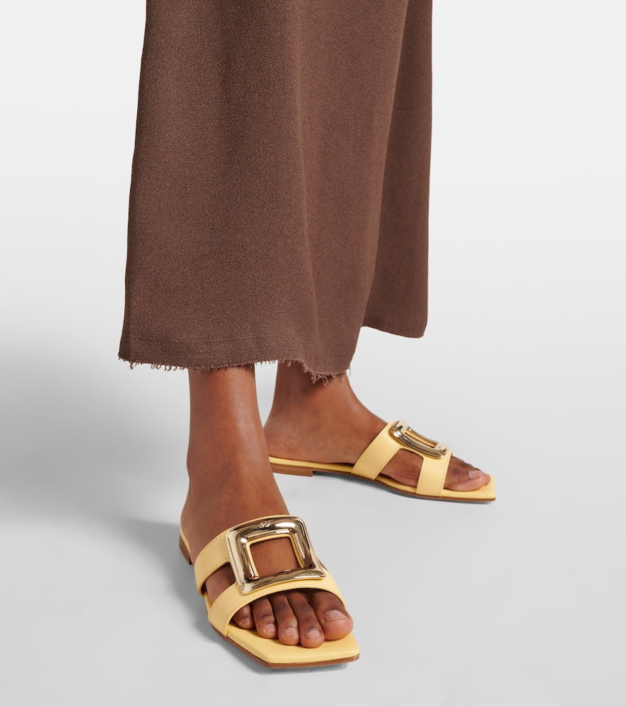 Roger Vivier Viv' By The Sea leather mules