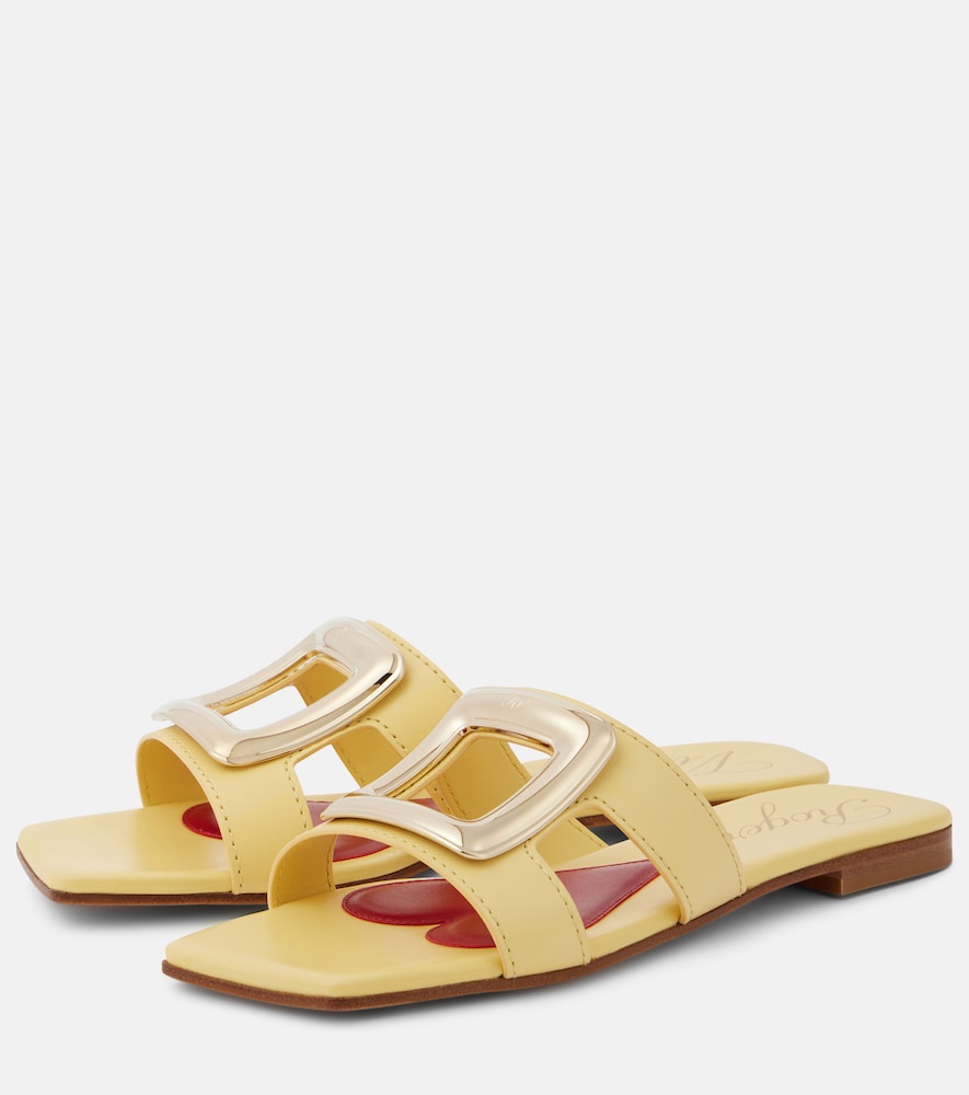 Roger Vivier Viv' By The Sea leather mules