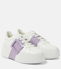 Roger Vivier Viv' Skate leather platform sneakers - Roger Vivier Viv' Skate 皮革厚底运动鞋