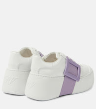 Roger Vivier Viv' Skate leather platform sneakers
