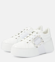 Roger Vivier Viv' Skate leather sneakers