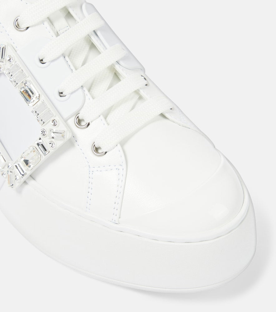 Roger Vivier Viv' Skate leather sneakers