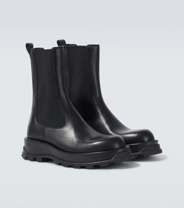 Jil Sander Leather Chelsea boots
