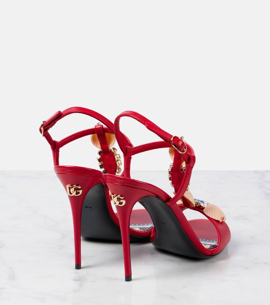Dolce&Gabbana Capri embellished leather sandals