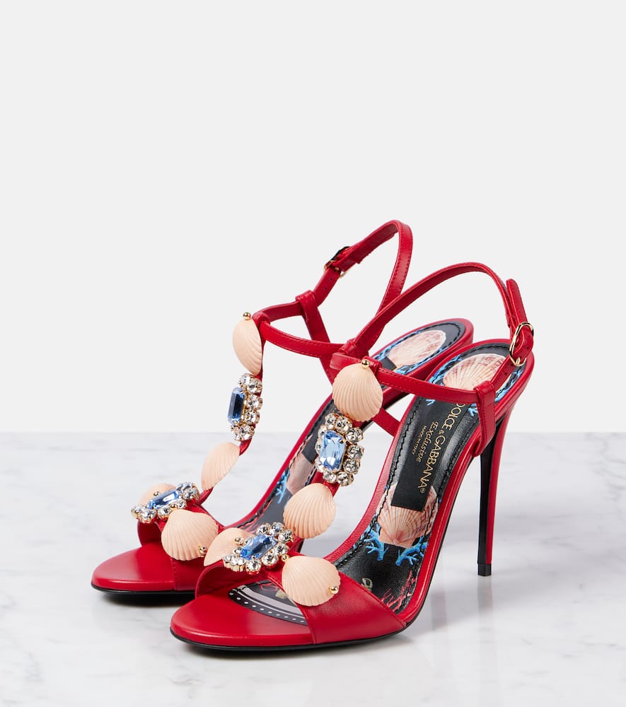 Dolce&Gabbana Capri embellished leather sandals