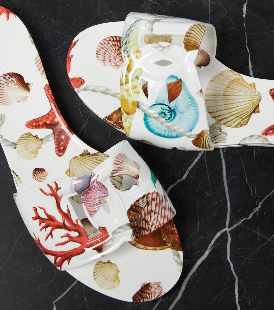 Dolce&Gabbana Capri printed sandals