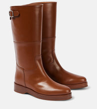 Loro Piana Lupo leather knee-high boots - Loro Piana Lupo 皮革及膝靴