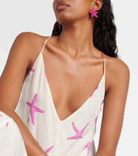 Valentino Printed silk gown